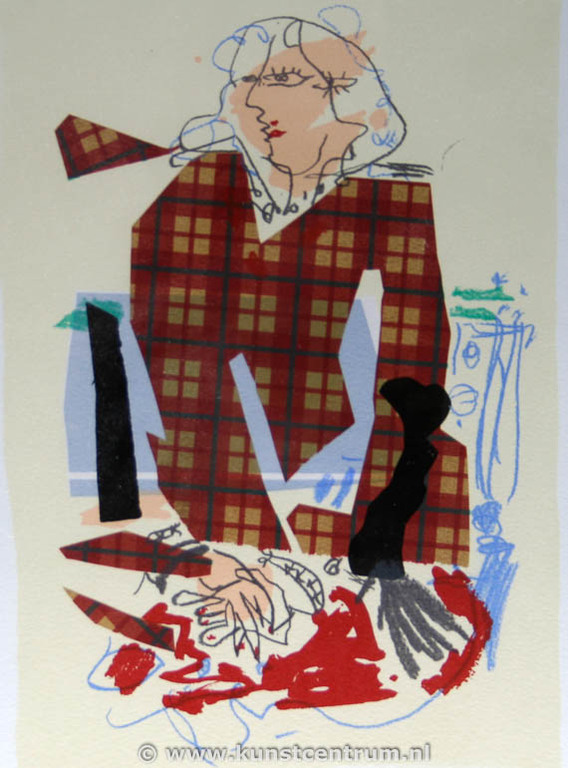 KEES SALENTIJN Zeefdruk ,,PAN COMIDO V Handgesigneerd kopen? Bied vanaf 45!