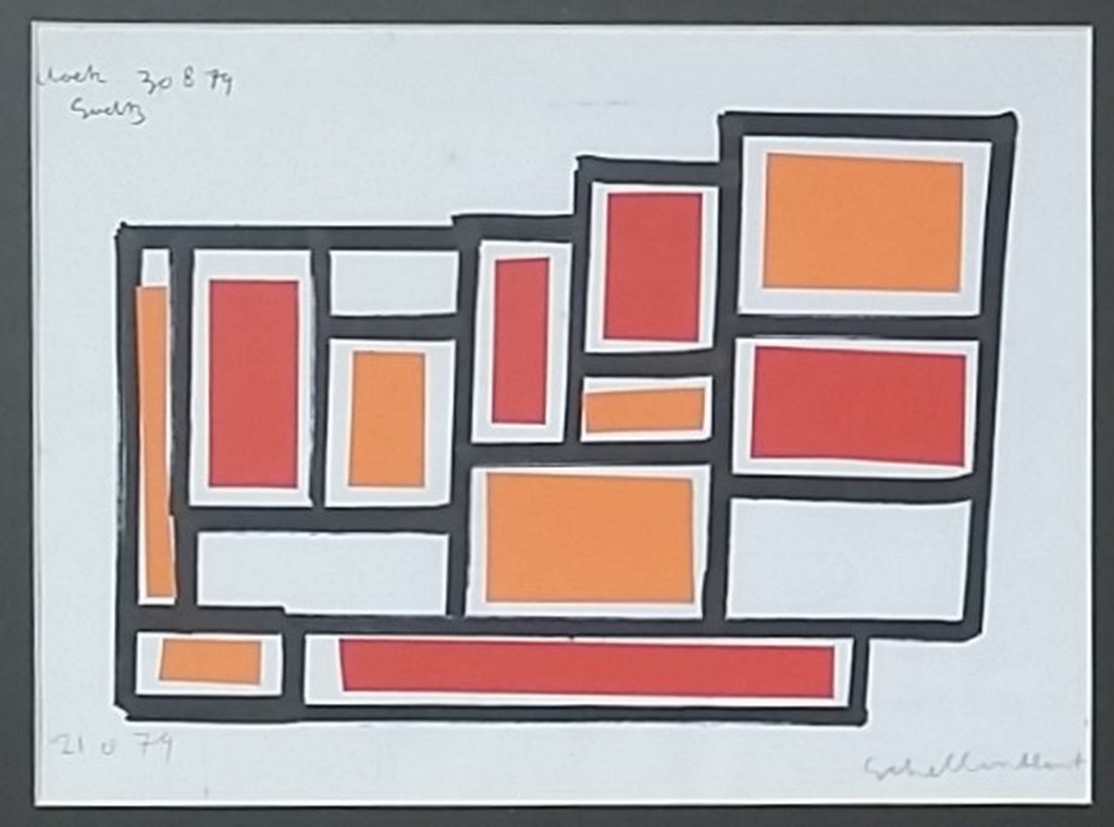 Siep van den Berg - Siep van den Berg - Inkt Collage op papier  kopen? Bied vanaf 100!
