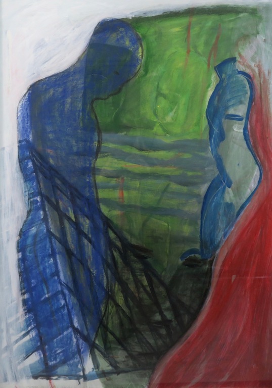 Peter van den Akker: Gouache en krijt, Those memories ... - Ingelijst (Groot) kopen? Bied vanaf 1!