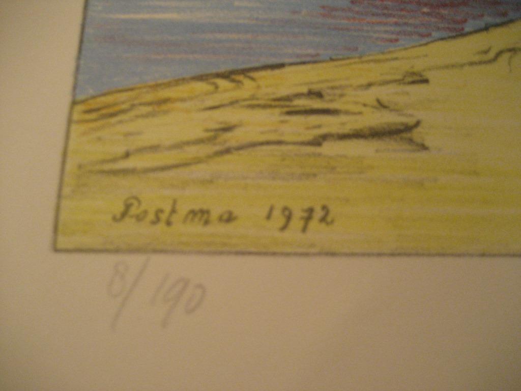 Hannes Postma Kleurenlitho uit 190 serie kopen? Bied vanaf 35!