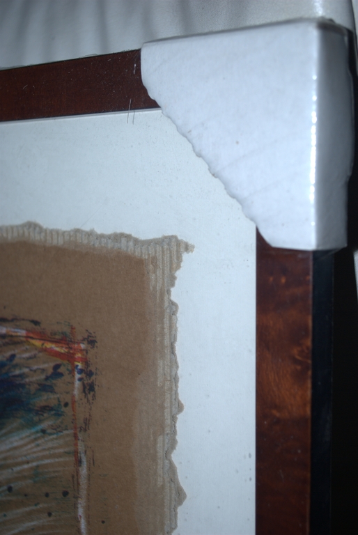 Zeefdruk opl.160 ex--Man met schilderspalet--Nieuw ingelijst kopen? Bied vanaf 20!