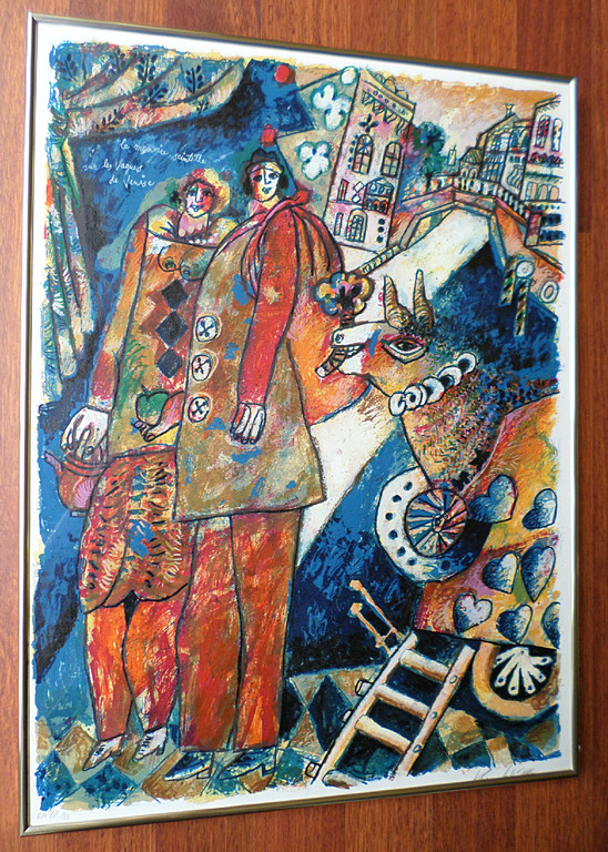 Theo Tobiasse - La memoire scintille sur les Vagues de Venise, litho (ingelijst) kopen? Bied vanaf 145!