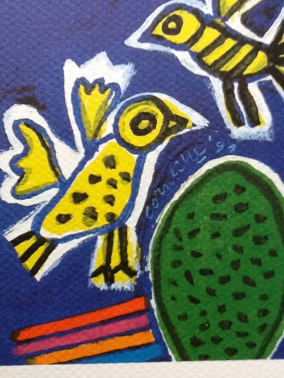 litho Corneille 1991 gesigneerd verkocht voor € 50!