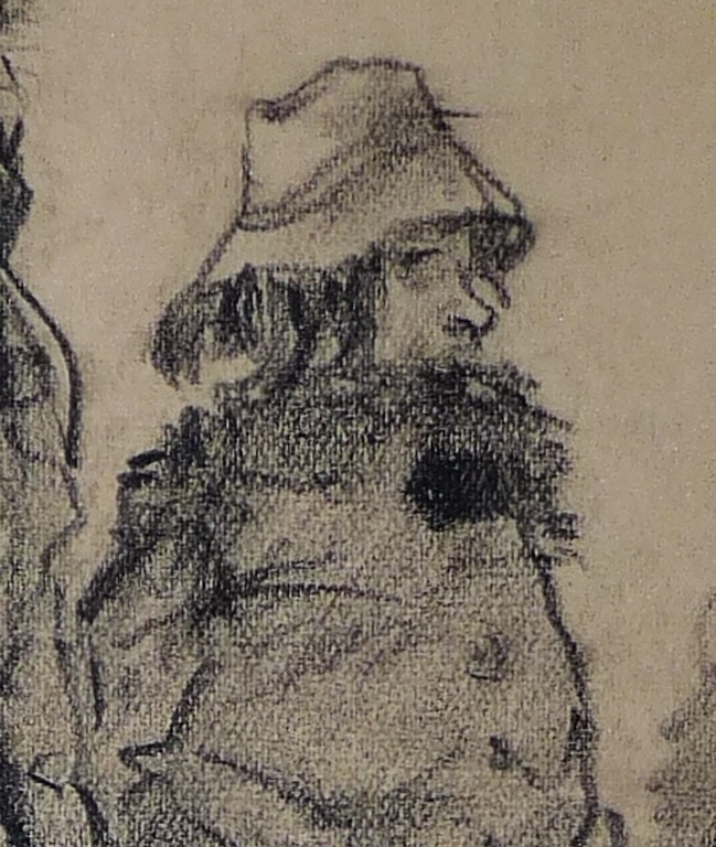 Herman Moerkerk: Tekening, Zwervers kopen? Bied vanaf 50!