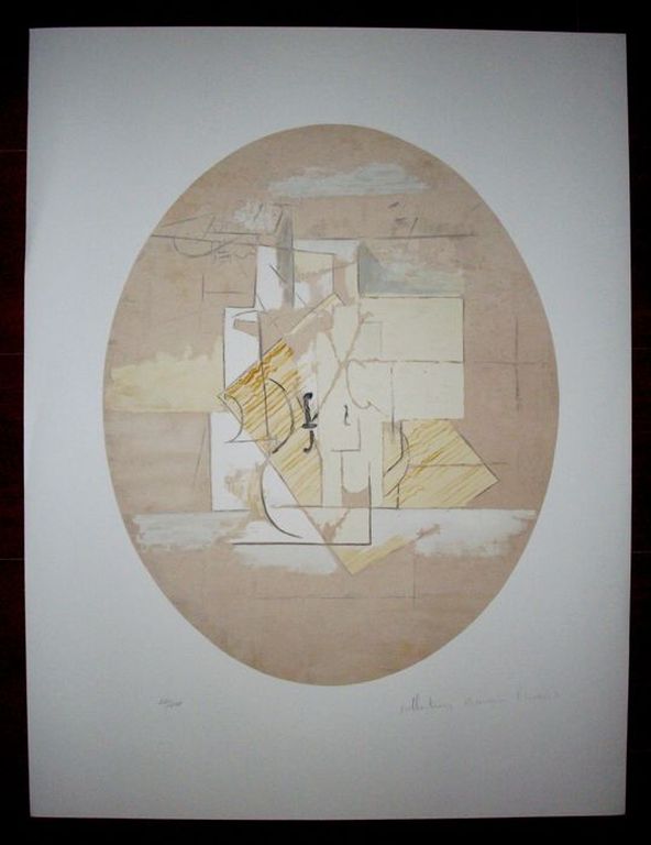 Pablo Picasso - Pablo Picasso- Nature morte a la guitare. 500 exp kopen? Bied vanaf 300!