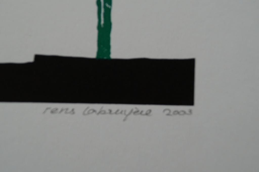 Rens Labruyère - gesigneerde zeefdruk - 2003 kopen? Bied vanaf 1!