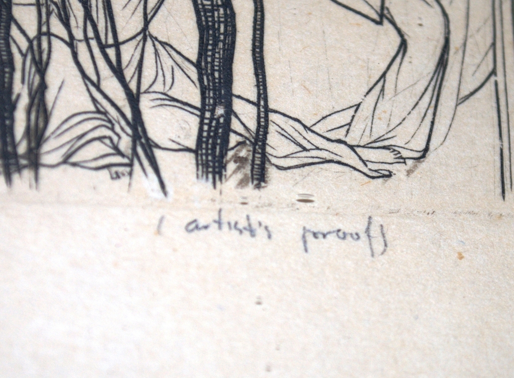 Clouds - gesigneerde ets - 1948 - artist's proof  kopen? Bied vanaf 50!