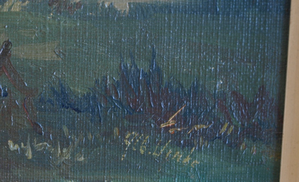 Albert Vinke : Olieverf op doek – Kampen in Overijssel – ingelijst 36 x 44 cm kopen? Bied vanaf 1!