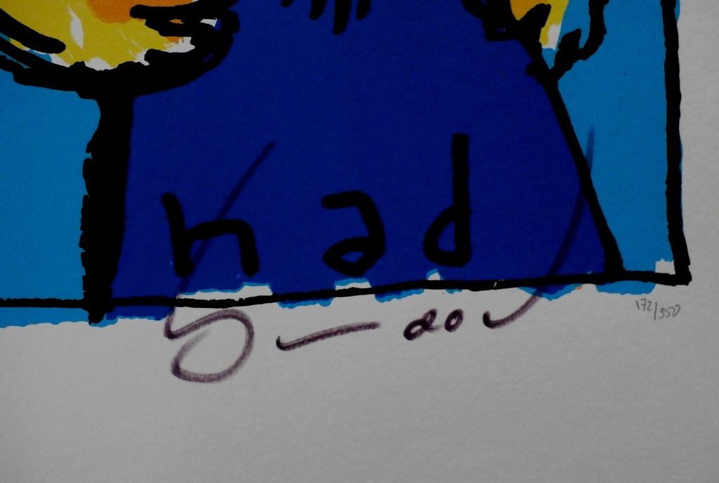 Herman Brood - zeefdruk: Als ik jou niet had - leuk valentijnscadeau!!! kopen? Bied vanaf 225!