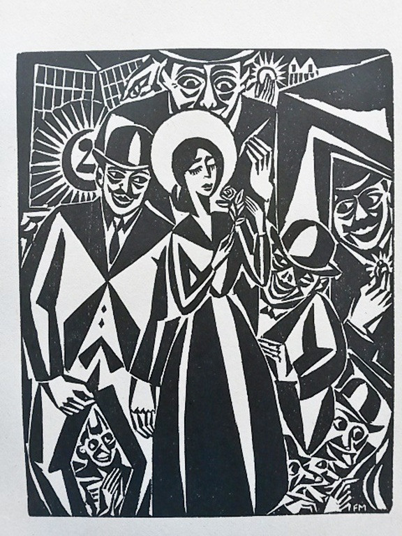 Frans Masereel, Un Fait Divers 1920, 8 houtsnedes verkocht voor € 150!