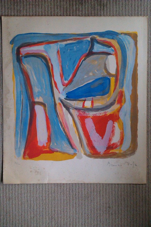 Bram van Velde, Kleurenlitho,  kopen? Bied vanaf 285!