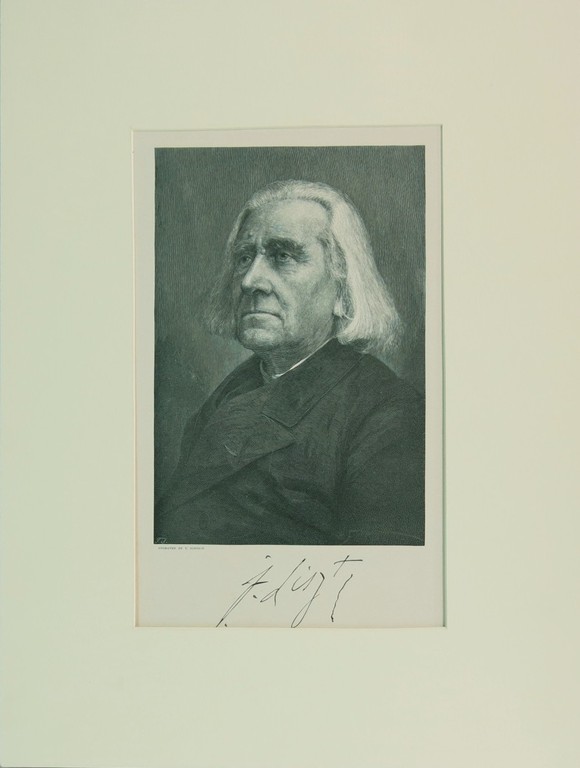 Onbekend gesigneerd: Gravure (4x), Frans Liszt kopen? Bied vanaf 1!