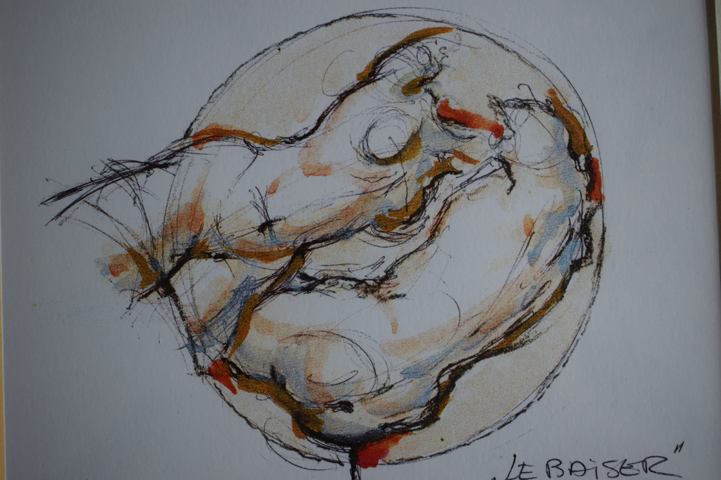 Kees Verkade - Zeefdruk - Le Baiser kopen? Bied vanaf 150!