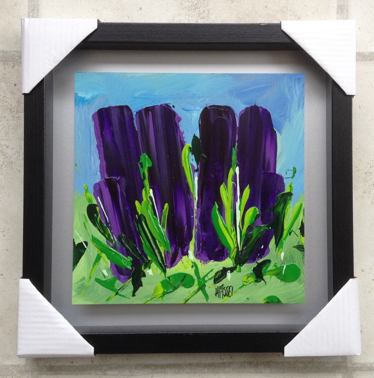 Ad van Hassel - Tulpenschilderij in baklijst kopen? Bied vanaf 1!