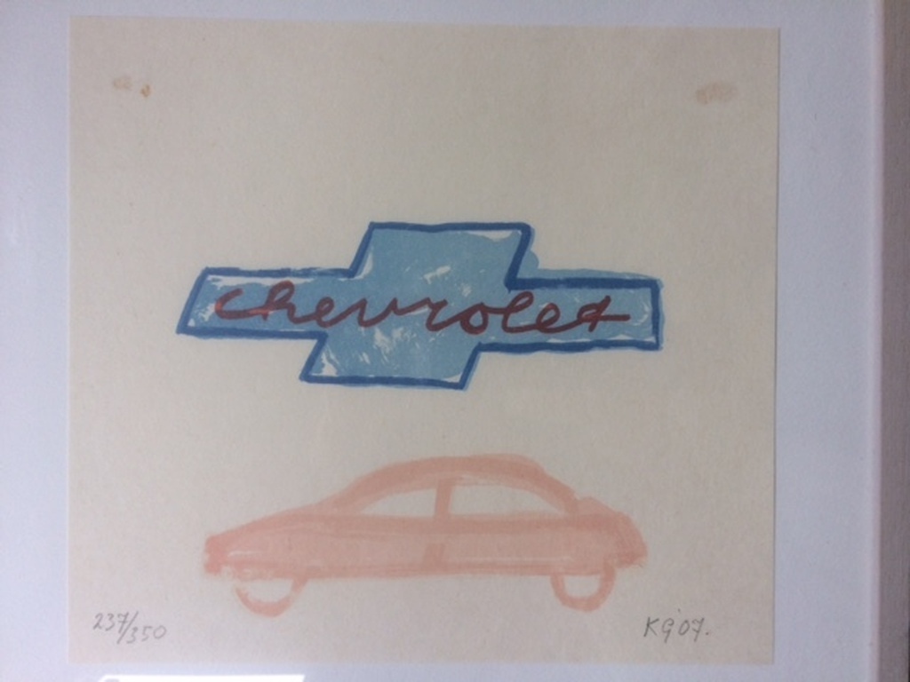 Gat in de heg, litho Chevrolet kopen? Bied vanaf 10!