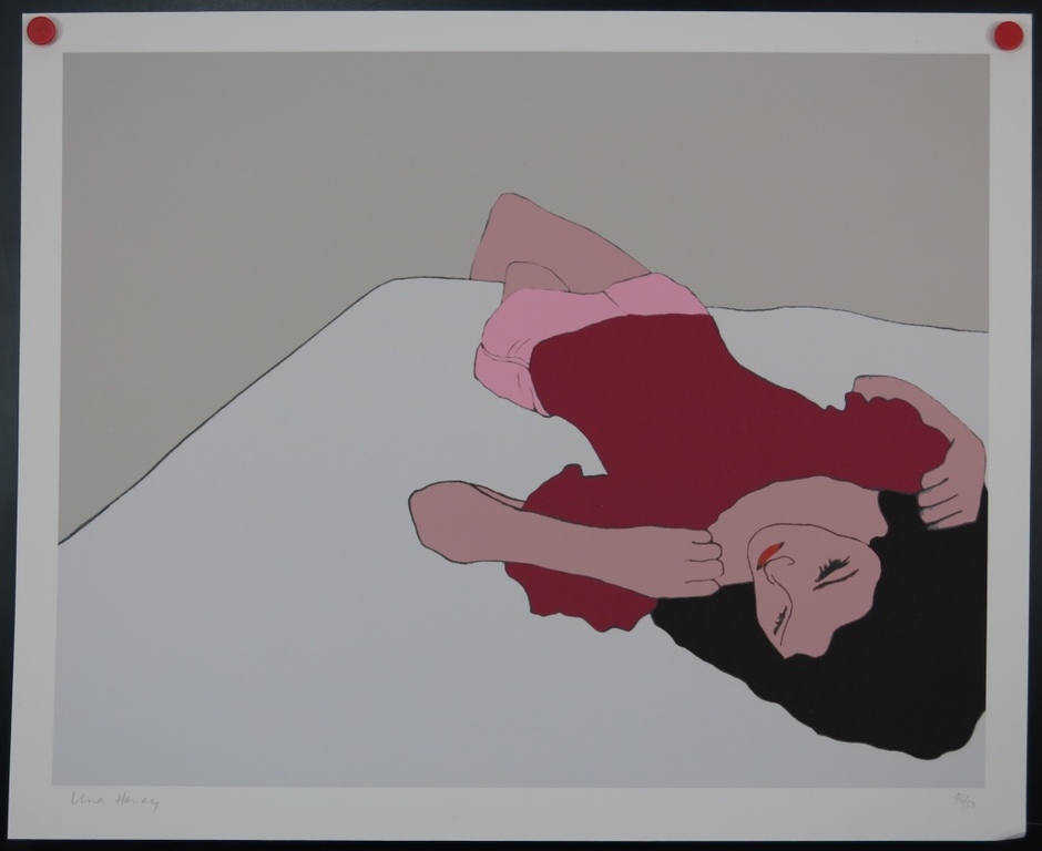 Una Henry: Piezografie, Girl on bed kopen? Bied vanaf 1!