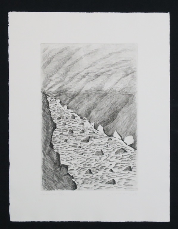 Lot met 2 werken: o.a Jan Hein van Rooy, Ets, Rivierlandschap kopen? Bied vanaf 1!