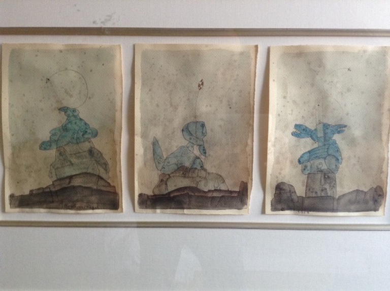 Bernard Berthois-Rigal, aquarel-tekening kopen? Bied vanaf 130!