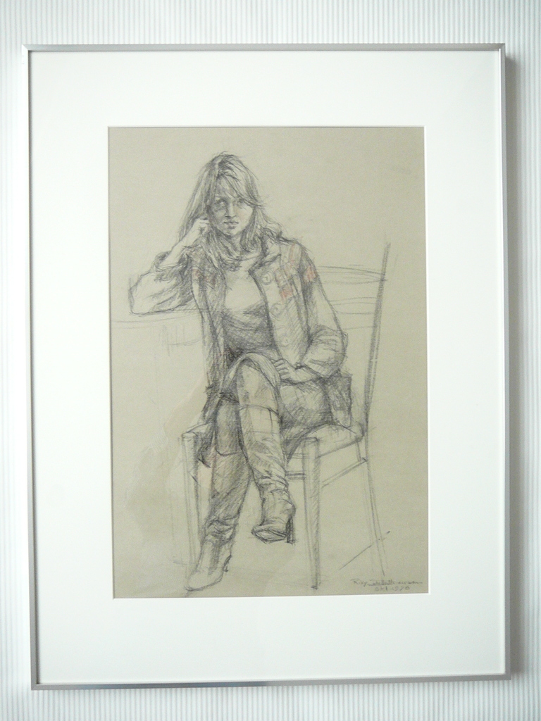 Riky Schellart van Deursen, potloodtekening,  kopen? Bied vanaf 75!