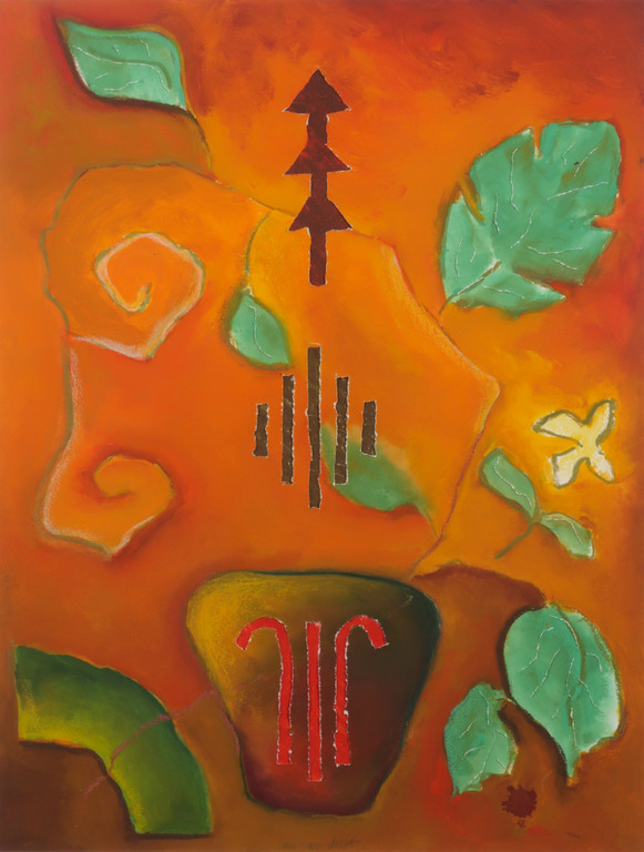 Jan van Delft: Gouache, Tuin - Ingelijst kopen? Bied vanaf 40!