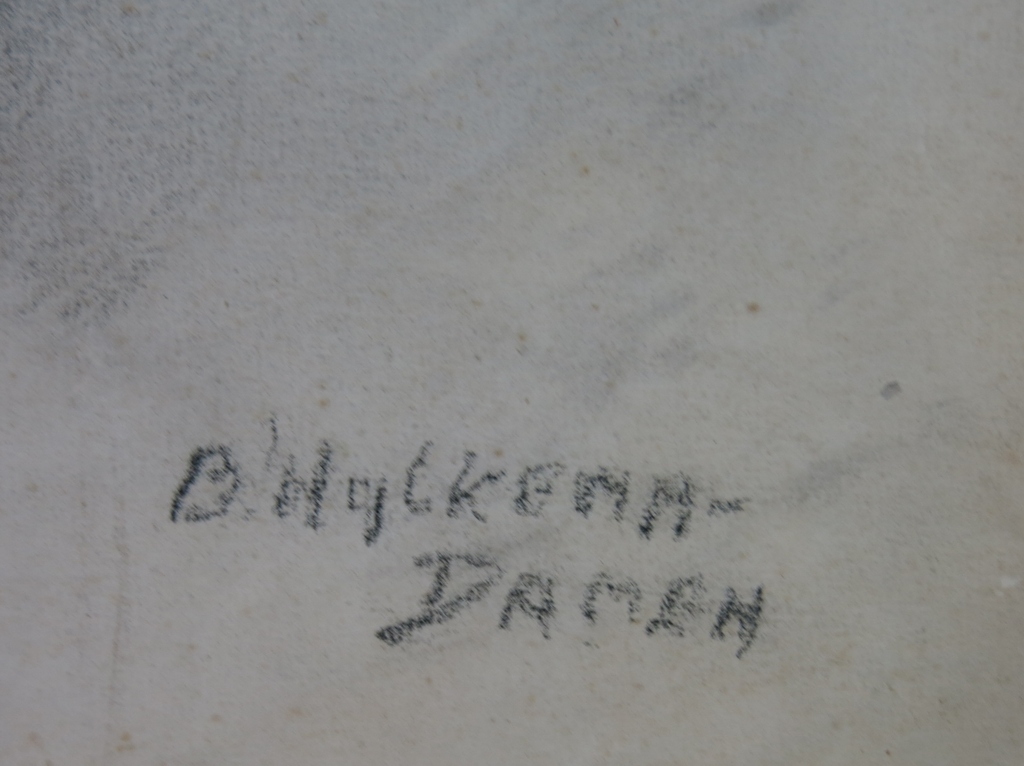 Bob Damen: Potloodtekening (2x), Twee figuren kopen? Bied vanaf 1!