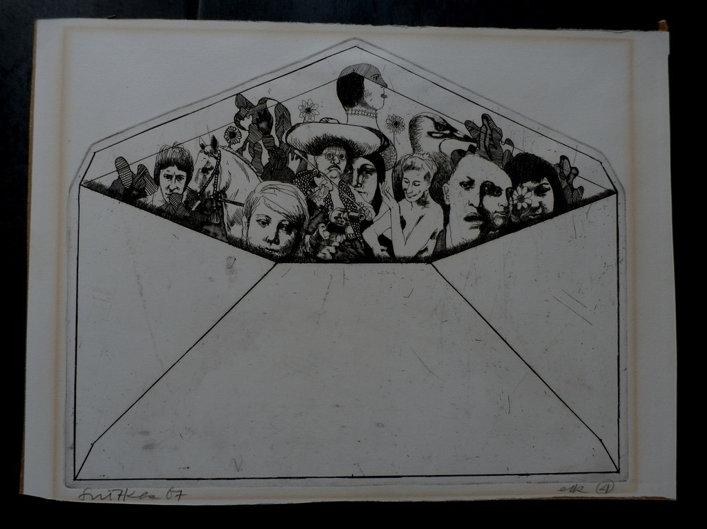Willem Snitker - Litho - 1967 kopen? Bied vanaf 30!