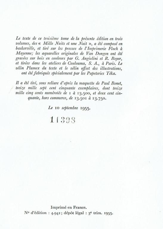 Kees van Dongen-36 Gravures uit Le Livre des Mille et Une Nuits  kopen? Bied vanaf 300!