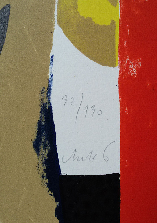 Horst Antes - Kopffüßler, litho kopen? Bied vanaf 195!