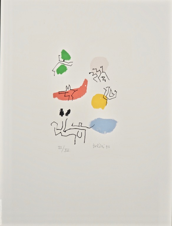 Lot met 3 werken van Jan Roede: Zeefdruk, Zonder titel II kopen? Bied vanaf 60!