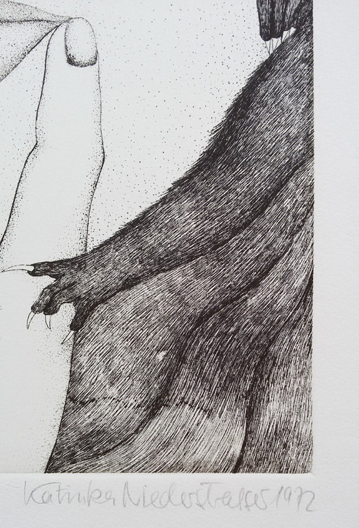 Katinka Niederstrasser - Vossenvrouw, ets kopen? Bied vanaf 50!