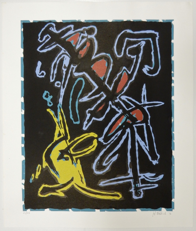 Hans Blekkink - Zeefdruk uit 1985 kopen? Bied vanaf 20!