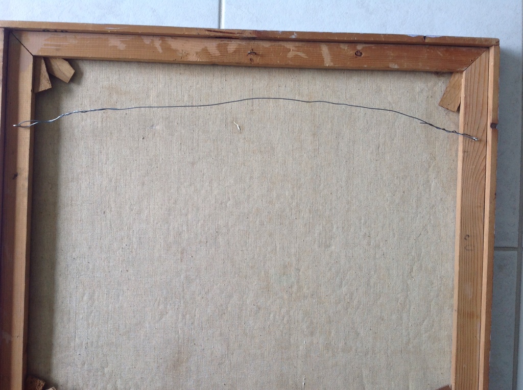 Janna: olieverf op linnen , cobra achtig werk kopen? Bied vanaf 85!