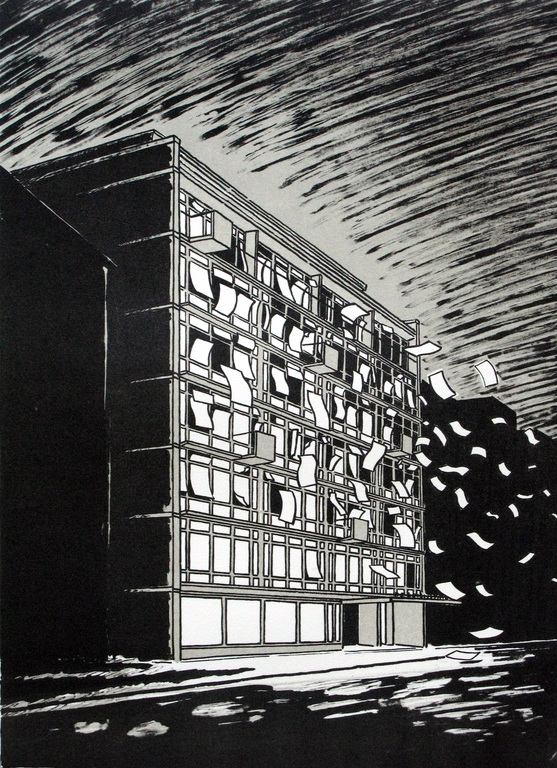 JEROEN HENNEMAN - Lithografie uit eigen collectie Henneman (INGELIJST) verkocht voor € 325!