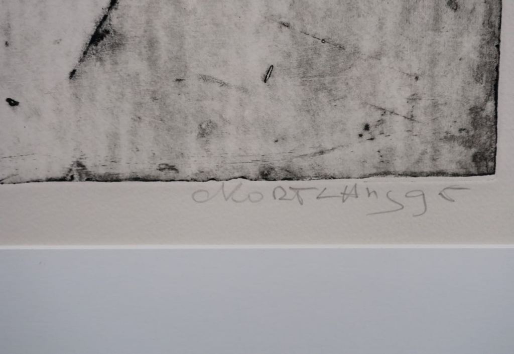 Cees Kortlang: Ets, Zonder titel VII - Ingelijst kopen? Bied vanaf 40!