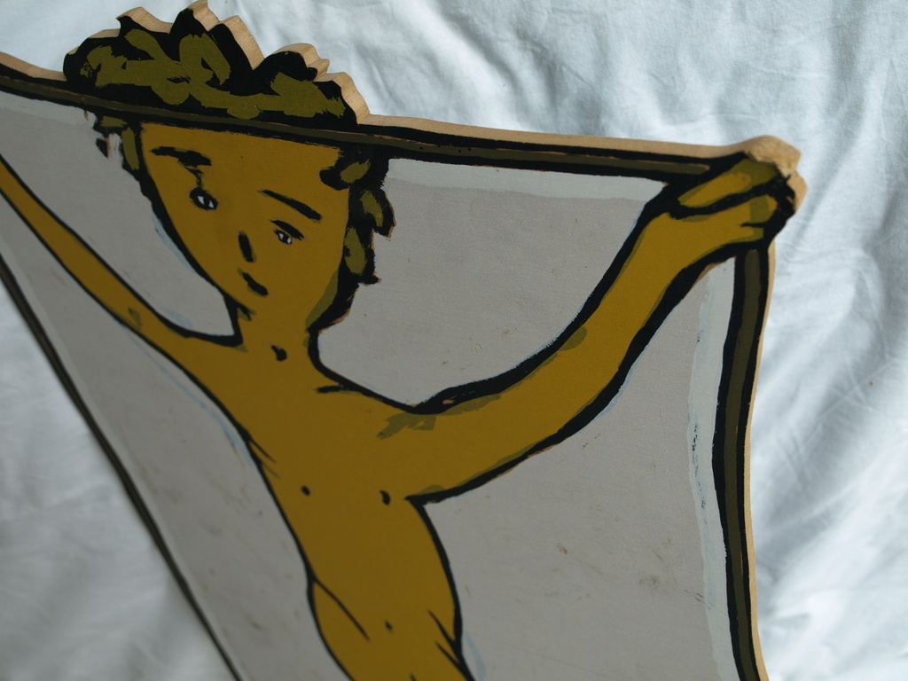 Bart Drost : Ruimtelijk werk met hout - Kiekeboe – 70 cm hoog kopen? Bied vanaf 1!