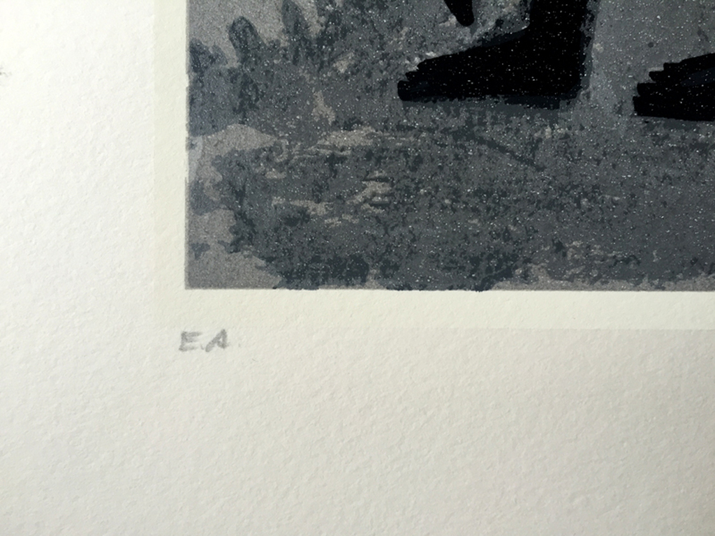 Dries Van den Broeck - Kleine Jongen Leidt Blinden - zeefdruk - E/A ex. - 1995 kopen? Bied vanaf 25!