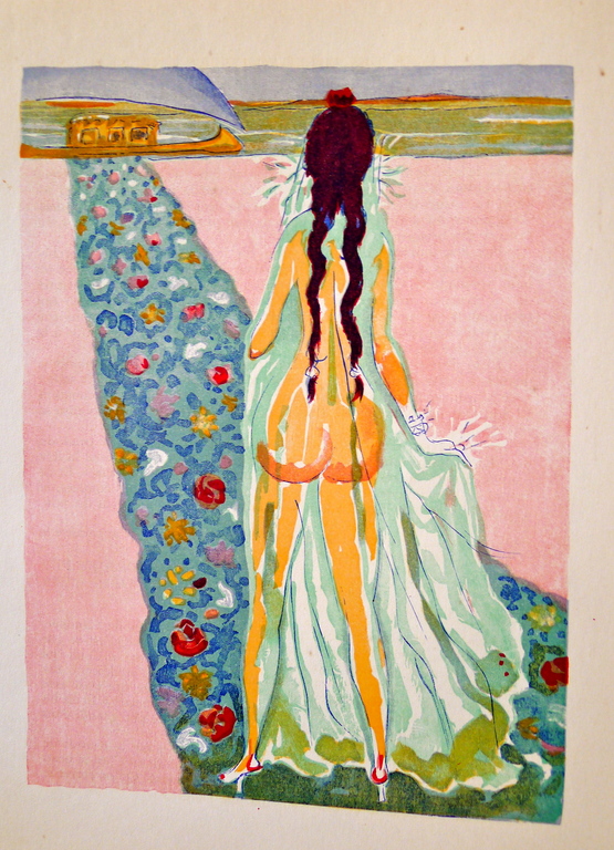 Kees van Dongen niet 1,niet 2 maar 3 houtgravures met het thema vrouw,1001 nacht kopen? Bied vanaf 60!