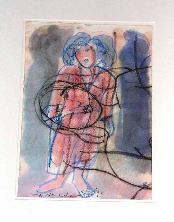 Anton Vrede - gemengde technieken - ZT verkocht voor € 45!