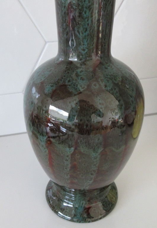Art nouveau glans aardewerken vaas kopen? Bied vanaf 28!