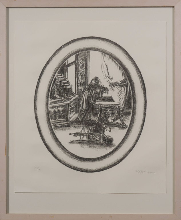 Bernard Verhoeven: Litho, Oproep 2 dagen in de Hemel - Ingelijst kopen? Bied vanaf 1!