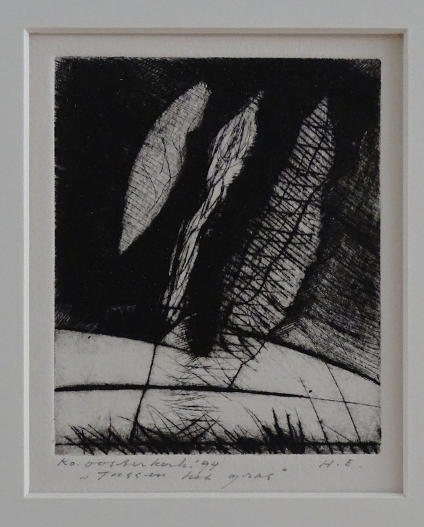 Tussen het gras, droge naald, 1994, H.E. kopen? Bied vanaf 30!