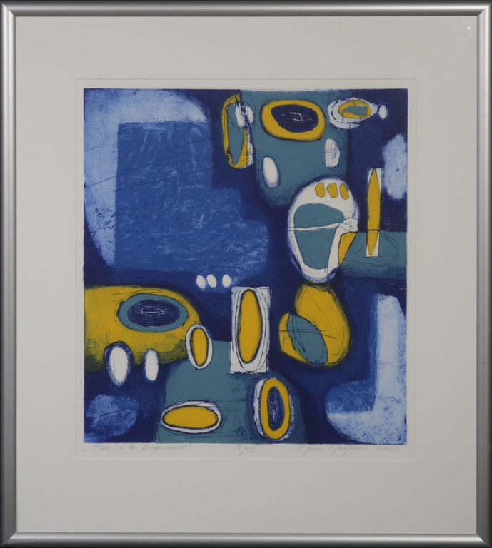 Hans Heijman: Ets, Reis in de binnenwereld - Ingelijst kopen? Bied vanaf 35!