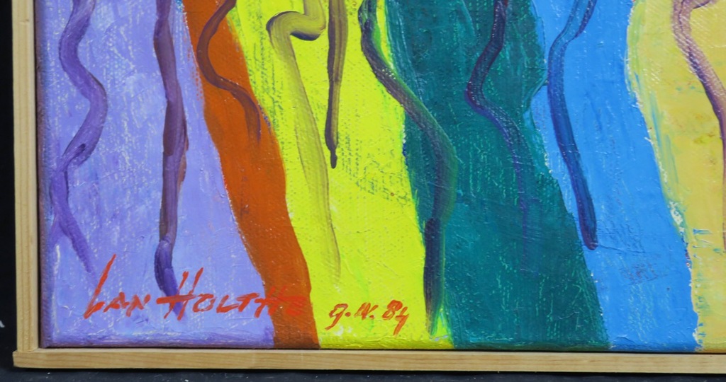 Jan van Holthe: Olieverf op doek, Figurines - Ingelijst kopen? Bied vanaf 1!