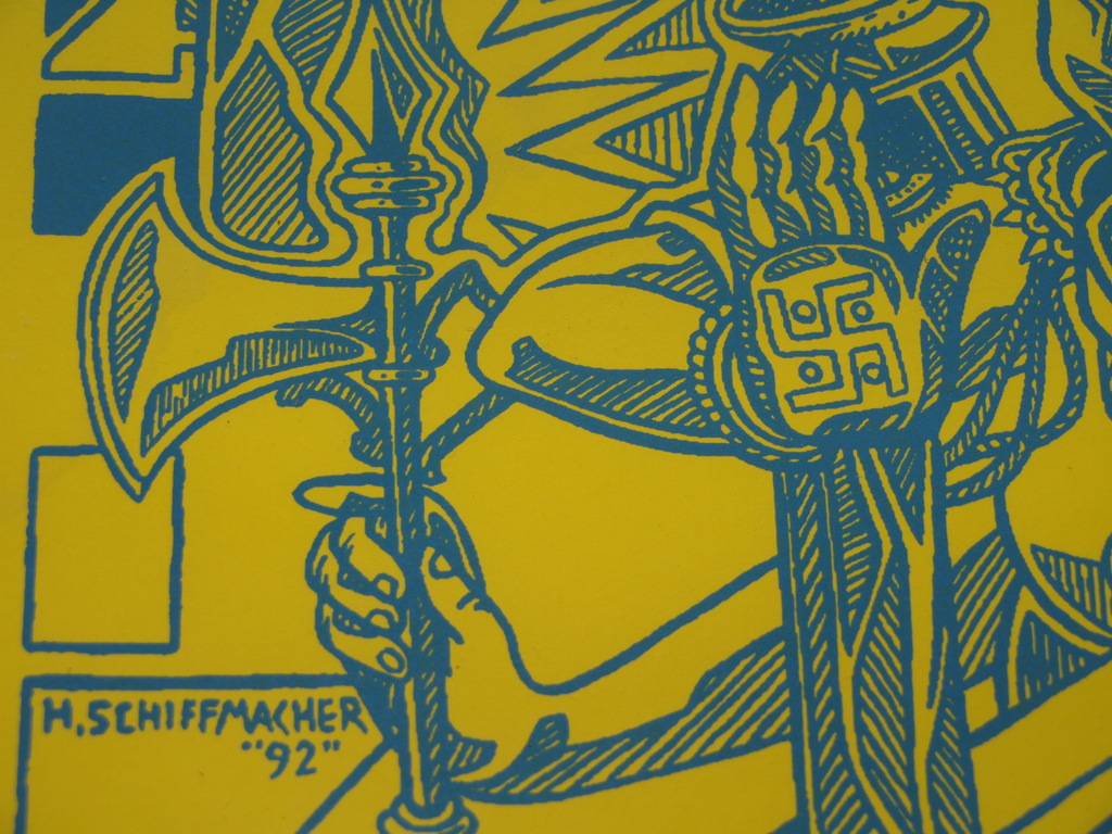 Henk Schiffmacher :  Zeefdruk – The End – Gesigneerd – 1992 kopen? Bied vanaf 50!