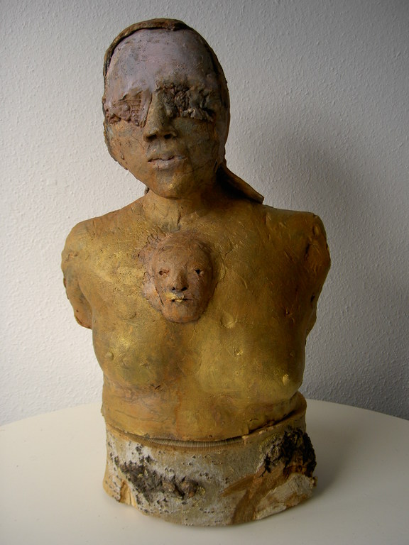 Rijnhard Schregardus, buste van keramiek verkocht voor € 60!