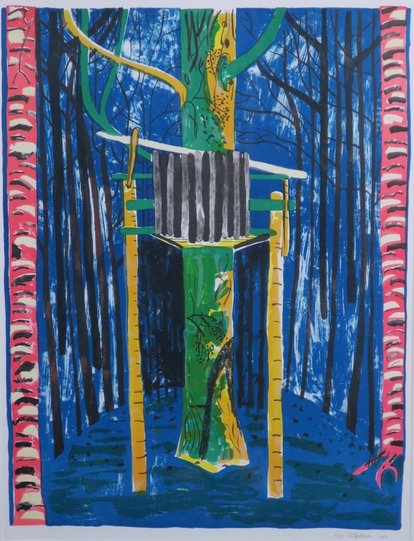 Dorian Hiethaar: Litho, Uitkijktoren -Ingelijst kopen? Bied vanaf 35!