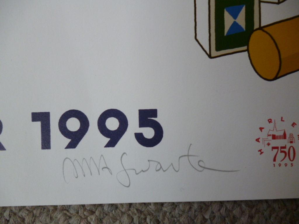 Joost Swarte - Kleurenlitho - Haarlemse Open Monumentendagen kopen? Bied vanaf 25!