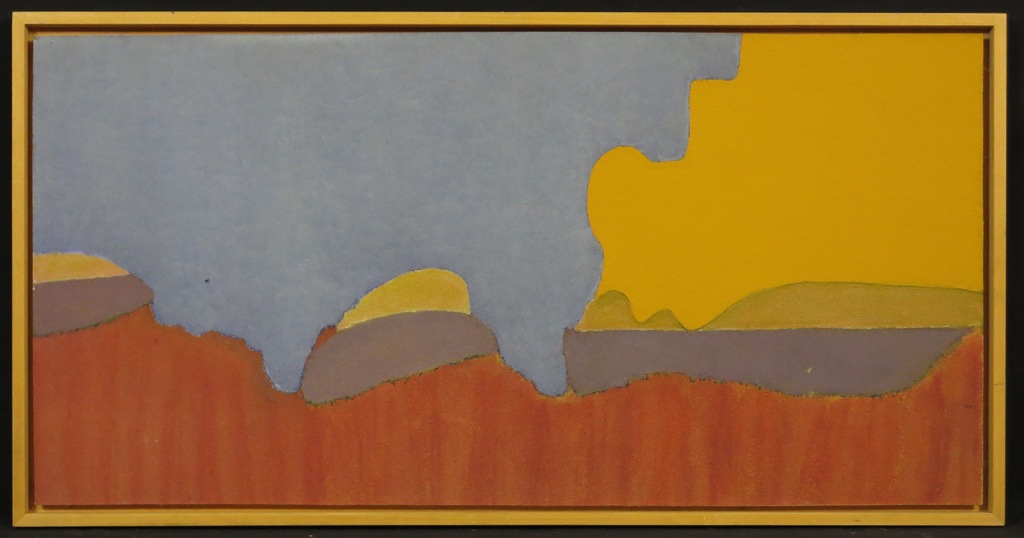 Bert Boerboom: Acryl, Landschap met wolken - Ingelijst kopen? Bied vanaf 50!