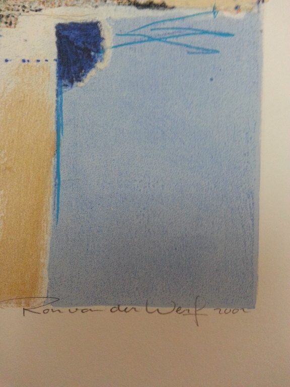 Ron van de Werf, zeefdruk op papier,  kopen? Bied vanaf 30!