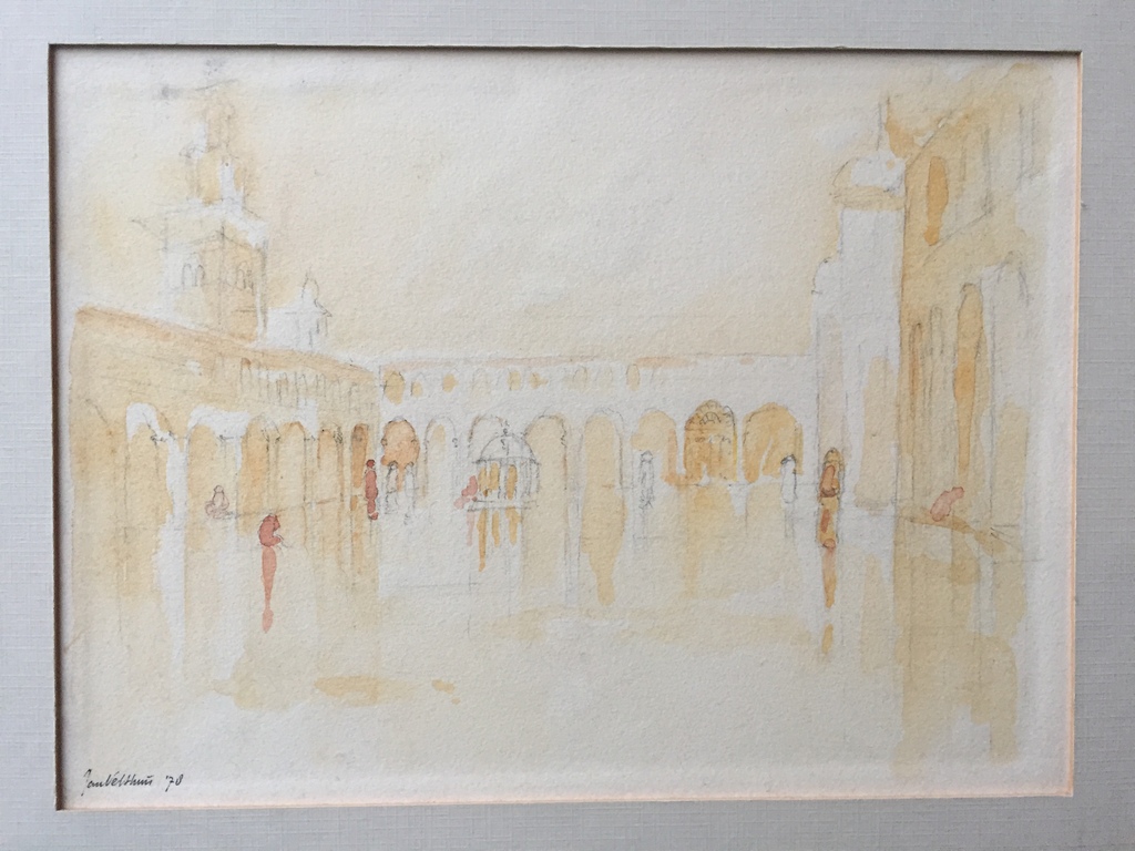 Jan Veldhuis - Aquarel (30 x 22 cm) 1978  kopen? Bied vanaf 1!